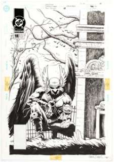  - Steve Lieber and Paul Guinan Hawkman #18 Cover Original Art (DC, 1995)....