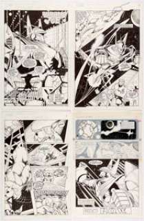 Doug Rice and Paul Guinan Dynamo Joe #8 Complete Issue Story Pages Original Art and Color Guides Group of 54 (Firs... (Total: 54 Items) | Heritage