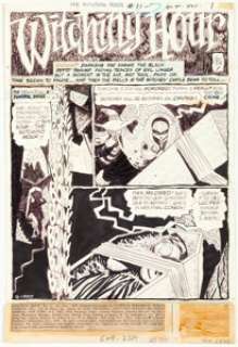 Alex Toth The Witching Hour #11 Story Page 1 Original Art (DC, 1970).... | Heritage