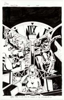 Matt Haley and Wade von Grawbadger Birds of Prey Trade Paperback Second-Printing Cover Black Canary Original Art (... | Heritage