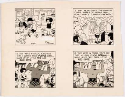 Wally Wood Mad #35 "Henry" and "Phantom" Panels from Comic-Strip Parody Original Art (EC Publ., 1957).... | Heritage
