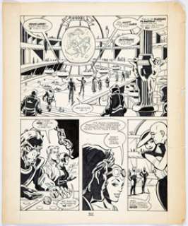  - Frank Cirocco, Chuck Austen, and Mick Gray Buck Rogers Comics Module Story Page 32 Original Art (TSR, 1990)....