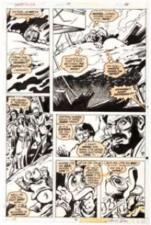 Gene Colan and Klaus Janson Howard the Duck #15 Story Page 10 Original Art (Marvel, 1977).... | Heritage