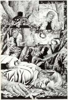  - Jim Fern and Craig Hamilton Fables: Werewolves of the Heartland (nn) Story Page 10 Original Art (DC Comics, 2012)....