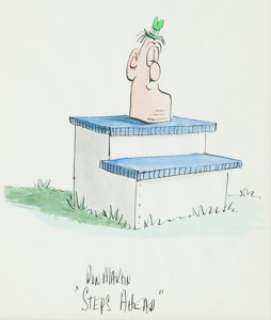 Don Martin - "Steps Ahead" Speciality Illustration Original Art (undated).... | Heritage