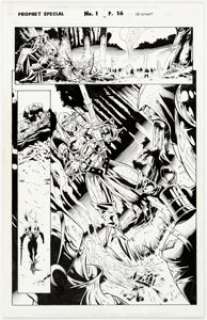 Joe Bennett, Manny Clark, and others Prophet Babewatch Special #1 Story Page 16 Original Art (Image, 1995)....