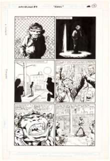 Don Simpson Wasteland #9 Story Page 14 Original Art (DC Comics, 1988). ...