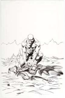 Rik Levins and Kathryn Bolinger X-O Manowar #30 Cover Original Art (Valiant, 1994)....