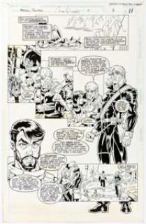 Stephen Jones and Mike Witherby Marvel Fanfare #4 Story Page 8 Longshot Original Art (Marvel, 1996). The popular -