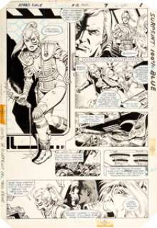 Eduardo Barreto Atari Force #15 Story Page 5 Original Art (DC, 1985). Trapped aboard Scanner One, Atari Force -