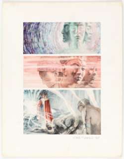 Dan Green Doctor Strange: Into Shamballa Page 9 Painting Original Art (Marvel, 1986).  Doctor Strange is - | Heritage