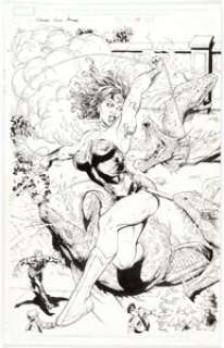 Gary Frank And Jon Sibal | Wonder Woman Annual Double-Splash Pages 29 and 30 Original Art (DC, 2007). | Heritage