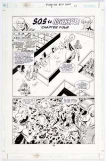 Eduardo Barreto | Silver Age 80-Page Giant Complete Chapter 4 Story Pages 22-25 Original Art (DC, 2000). | Heritage