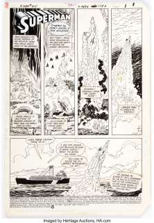 Curt Swan And Al Williamson | Superman #415 Story Page 1 Original Art (DC, 1986). | Heritage