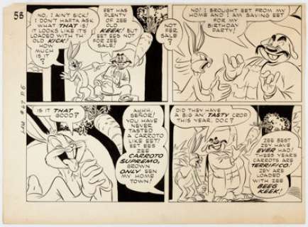 Tom McKimson - Looney Tunes and Merrie Melodies #67 Story Page 5B Original Art (Dell, 1947).