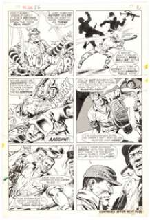 Dick Ayers And John Severin | Sgt. Fury #56 Story Page 18 Original Art (Marvel, 1968). | Heritage