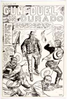 Dick Ayers | Kid Colt Outlaw #102 Splash Page 1 Original Art (Marvel, 1962). | Heritage