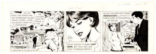 Neal Adams | Ben Casey Daily Comic Strip Original Art dated 8-9-65 (NEA, Inc., 1965). | Heritage