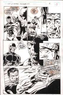 Doug Braithwaite, Robin Riggs - Punisher Kills the Marvel Universe #1 P.5 - Punisher Shoots Cyclops in the Face - Signed - 1995