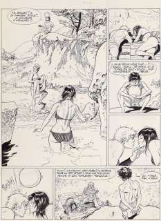 Hermann | Bernard Prince, planche n°1 à l’encre de Chine… | AZ auction