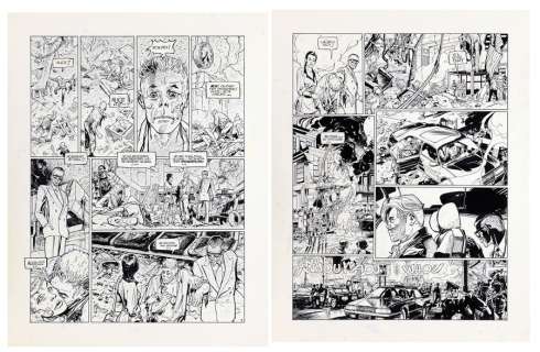 Parras | Le Lièvre de Mars, planches n°7 et 8 à… | AZ auction