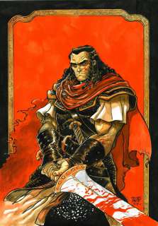 Illustration originale - Conan, le colosse noir - par Julien CARETTE