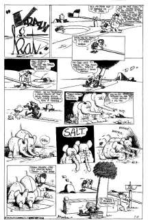 131: George Herriman Krazy Kat Sunday 7/5/36 | Russ Cochran