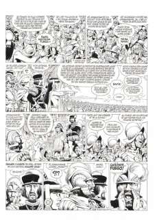 Mitton, Jean-Yves | Original page (p.13)  - Quetzalcoatl 6  - De treurnacht (La Noche Triste)  - (2005) | Catawiki