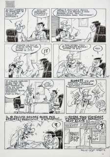 lot 455 - SIRVENT Alain Les toubibs Gag en une planche En…