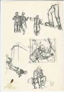 Stano, Angelo | preparatory sketch for Dylan Dog no. 1 "L’ Alba dei Morti Viventi" (1986) | Catawiki