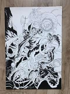 Jack Jadson - Original Ink Drawing  - Marvel Comics Doctor Strange