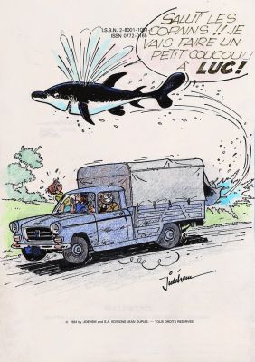 Jidéhem | Sophie, illustration pleine page à l’encre de… | AZ auction