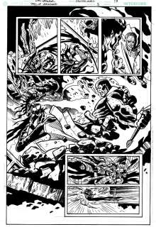 Dexter Vines, Ron Wagner | Day of Vengeance #3 Semi-Splash (Ragman & Night Master Battle Eclipso!) 2005 | Romitaman