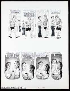 MAD Magazine Original Illustrated Panel 2: "The Lighter Side of Hot Weather" by 50 Year Veteran of | Goldberg Coins & Collectibles