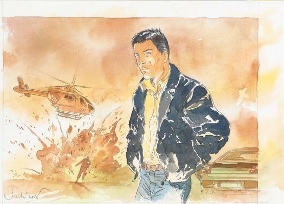 Jarbinet | Lot 077 - Sam Bracken, illustration à la mine de plomb et… | AZ auction