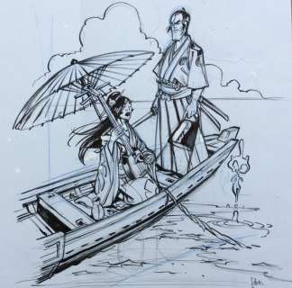 Hub | Dessin original  - Projet de couverture  - Okko | Catawiki