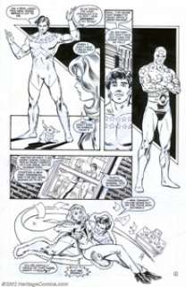 Todd McFarlane - Original Art for Infinity Inc. Lot #2 (DC, 1980s). Two excellent pages of original art from this - | Heritage