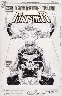 John Romita Jr - Punisher Dark Reign 1 Cover