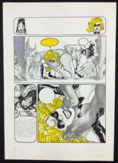 Saudelli, Franco | Original plate "La Bionda" | Catawiki