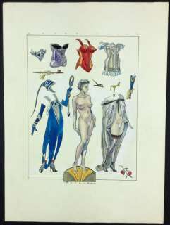 Rotundo, Massimo | Original illustration "Paper Dolls" | Catawiki
