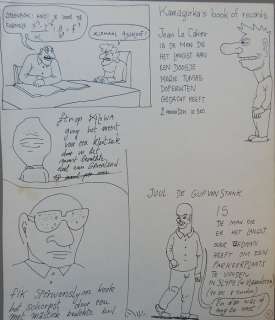 Kamagurka (Zeebroek, Luc) | Original illustration in felt-tip pen  - Steenbok  - [1980s] | Catawiki