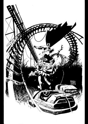 Eduardo Risso | Batman vs Joker print | NRisso Art