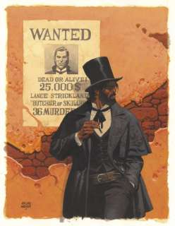 Lot 13 - RALPH MEYER UNDERTAKER, Dargaud Wanted!, illustration originale réalisée en 2018....