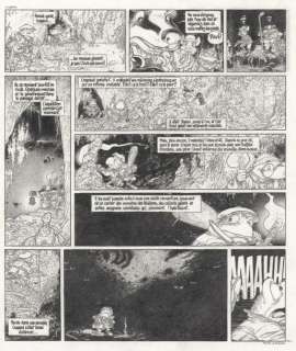 Lot 87 - MICHEL PLESSIX LE VENT DANS LES SAULES Foutoir au manoir (T.4), Delcourt 2001 Planche...