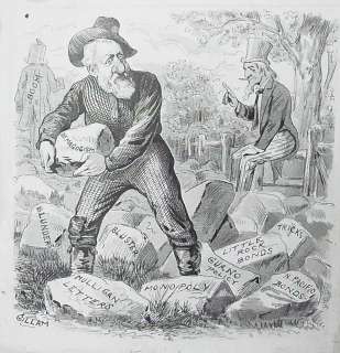 111: Bernard Gillam Puck Magazine New York 1884 a Watch | Hess Fine Auctions