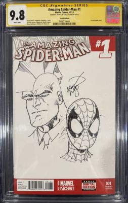 Erik Larsen Spider-Man & Savage Dragon Original Art Sketch CGC 9.8 | Raremarq (Buy It Now)