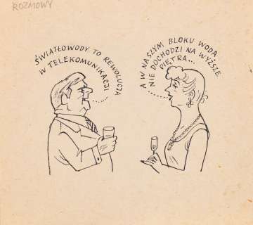 Zbigniew Lengren (1919 - 2003) | Zbigniew Lengren | Rozmowy, ilustracja satyryczna | Desa Unicum