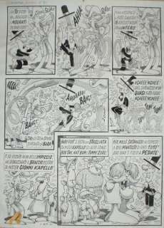 Jacovitti, Benito | Tavola originale  - Pagine 5  - Cocco Biiiill  - (1983) | Catawiki