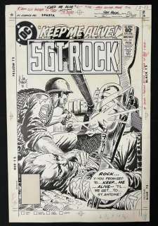 Joe Kubert Sgt. Rock Original Cover Art | Weiss Auctions