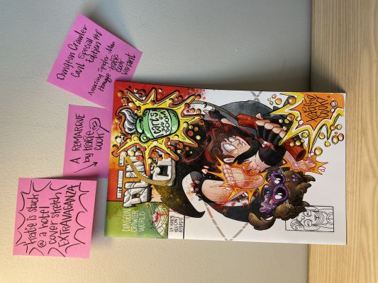 Katie Cook - Dungeon Crawler Carl #0 Katie Cook cover w/ remarque - Carl’s Jug a Boom